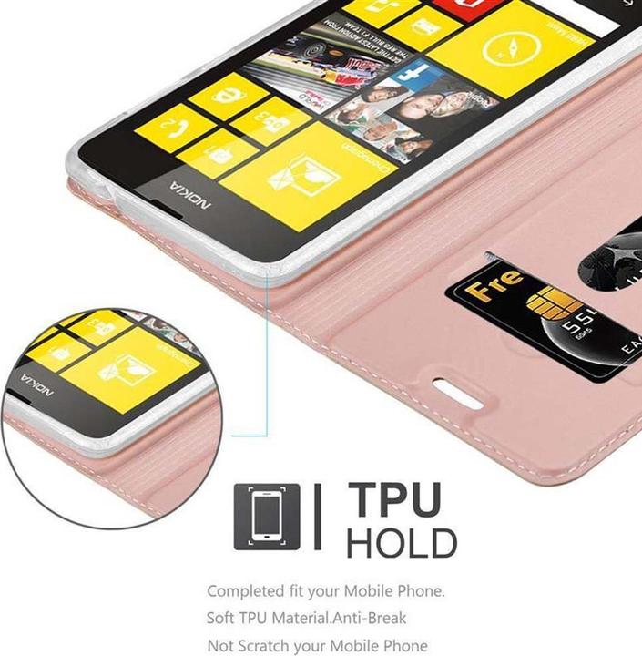 Actual product image Cadorabo Book Classy Style Cover (Nokia Lumia 520)