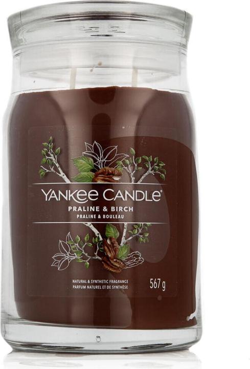 Actual product image Yankee Candle Scented Candle Praline & Birch Signature Large Jar