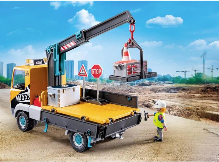 Immagine prodotto Playmobil Camion da cantiere con gru (71750, Playmobil Eroi d'azione)