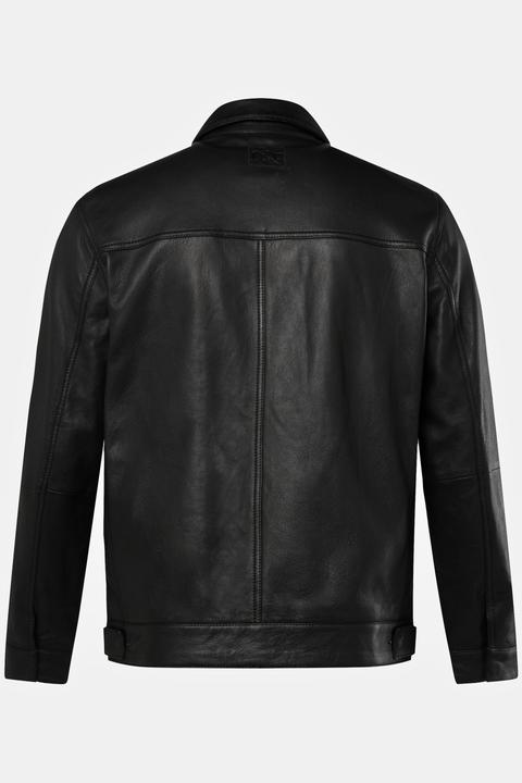 Actual product image JP1880 Leather jacket, leather, lamb nappa, multiple pockets (3XL)