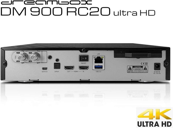 Productafbeelding Dreambox DM900 RC20 (DVB-S2, CI+ slot, CI slot)