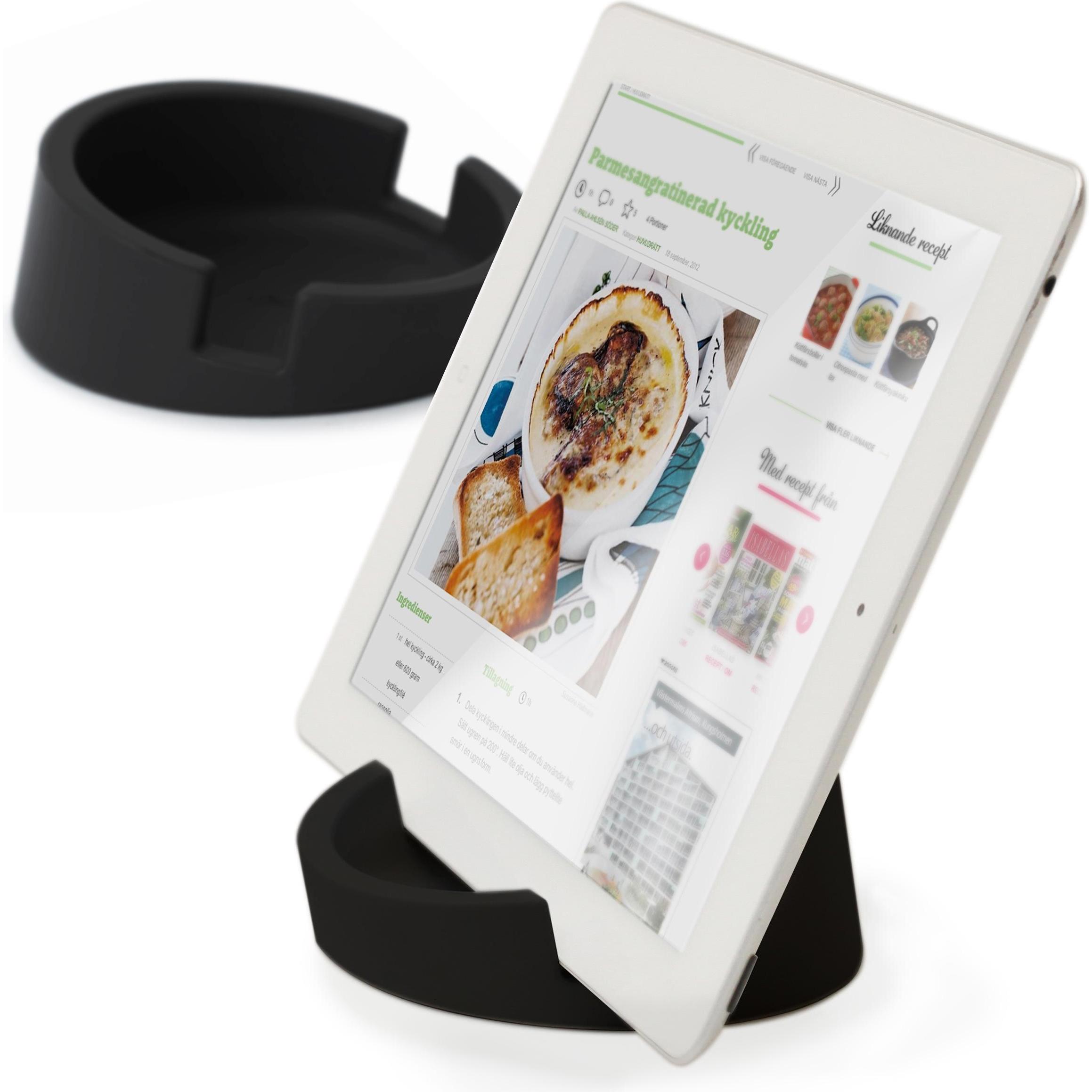 Bosign Tablet Cookbook Stand schwarz, Tablet Halterung, Schwarz