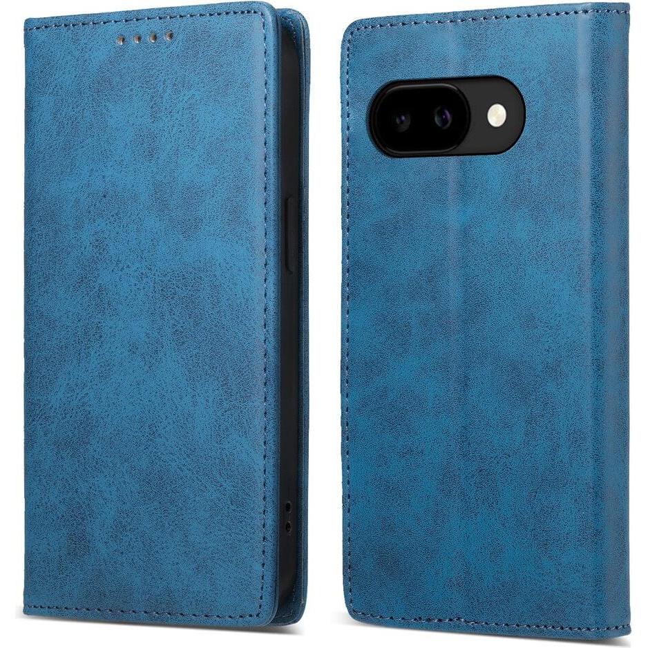Cover-Discount Google Pixel 10a - Vintage Flip Case (Google Pixel 10a), Cover smartphone, Blu