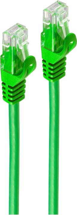 Actual product image Shiverpeaks BASIC-S patch cable Cat. 6A, U/UTP, green, 3.00 m withCat.7 raw cable, assignment: EIA/TIA 568B (U/UTP, CAT7, 3 m)
