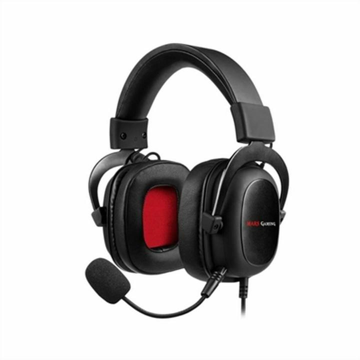 Produktbild Mars Gaming MH6 headphones/headset Wired Head-band Black (Kabelgebunden)