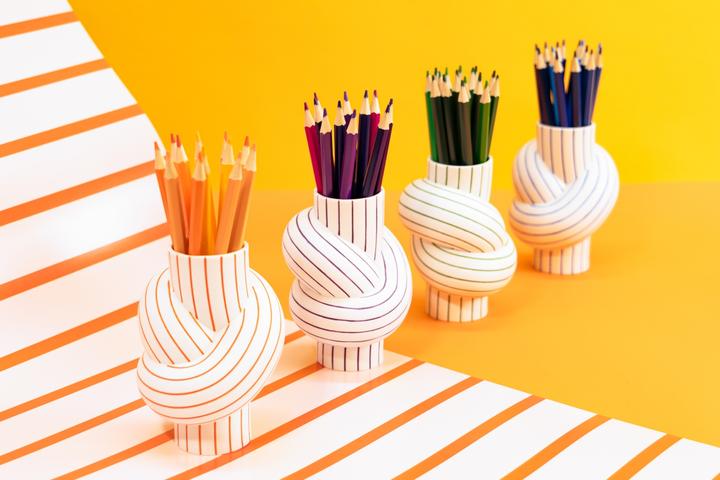 Immagine prodotto Rosenthal Node Stripes - Mirtillo - Vaso 12 cm