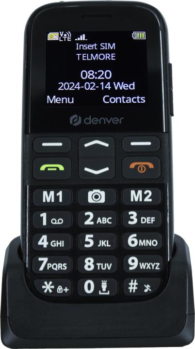 Actual product image Denver Mobile BAS-18500EB, Dual SIM, black (1.77")