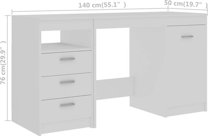 Immagine prodotto vidaXL Schreibtisch (100 x 50 x 76 cm)