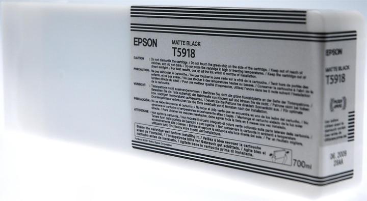 Image du produit Epson T5918 Cartouche d'encre noire mate Capacité standard 700ml 1-pack (MBK)