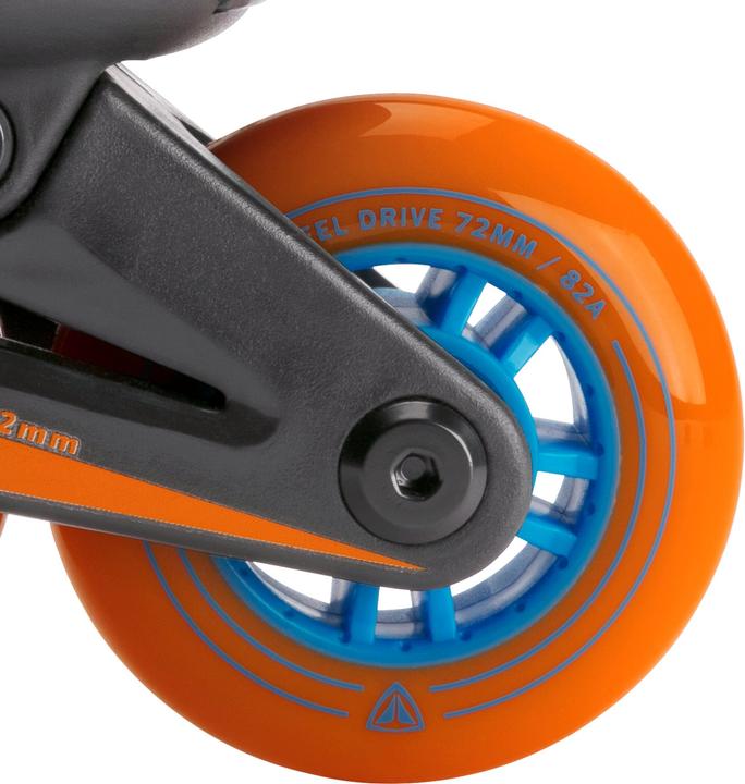 Produktbild Firefly Kinder Inlineskate 510 Boy (Grösse: 37.0-40.0 (Rollen 76 mm), 901 schwarz/blau/or (37)