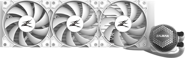 Produktbild Zalman ALPHA36 White CPU Liquid Cooler 360mm Radiator 3 x 120 mm Fan ARGB pump Dual