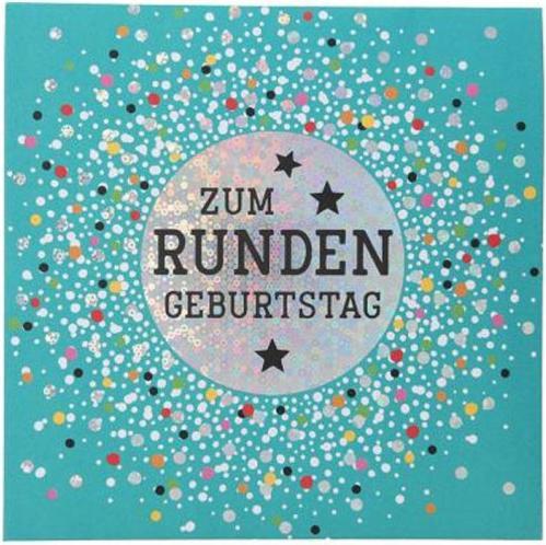 Magni Depesche 0011694-014 Pop-up greetings card for a round birthday, folding card with music, lights (1 pcs.)