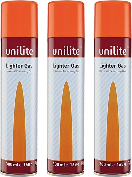 Actual product image Unilite Butane gas refill can