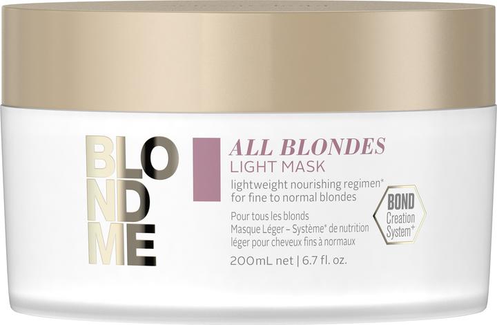 Immagine prodotto Schwarzkopf Professional Blondme - Maschera luminosa per tutte le bionde (200 ml)
