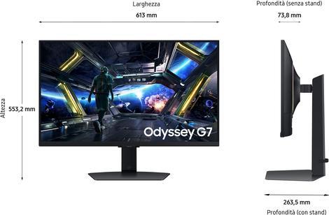 Actual product image Samsung Odyssey G7 (3840 x 2160 Pixels, 27")
