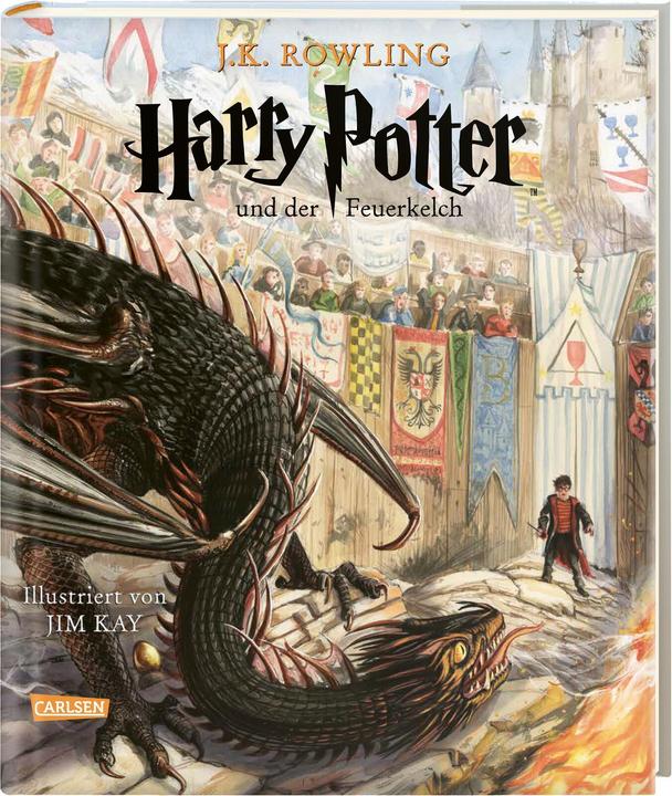 Produktbild Harry Potter und der Feuerkelch (farbig illustrierte Schmuckausgabe) (Harry Potter 4) (Deutsch, J.K. Rowling, Jim Kay, 2019)