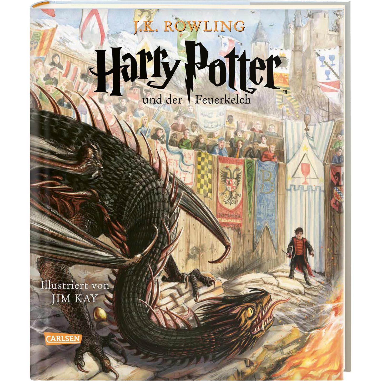 Harry Potter und der Feuerkelch (farbig illustrierte Schmuckausgabe) (Harry Potter 4), Kinderbücher von Jim Kay, J.K. Ro...