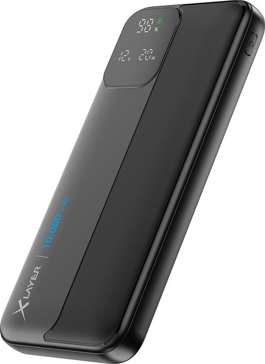 Image du produit Xlayer Powerbank Rapid 10.000 mAh schwarz (10000 mAh, 20 W, 37 Wh)
