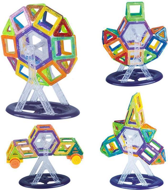 Produktbild JTI Magnetische Bauteile - Ein perfektes Geschenk für Kinder (124 Stück)