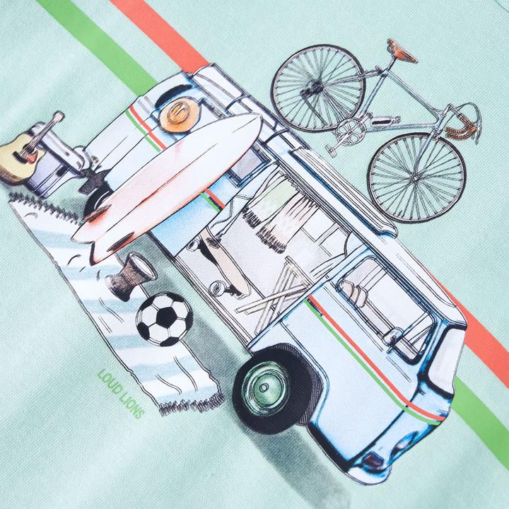 Immagine prodotto vidaXL Maglietta per bambini Verde menta chiaro 140,Materiale: 100 (140)