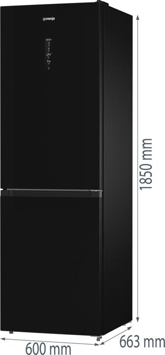 Produktbild Gorenje Kühl-Gefrierkombi NK79B0DBK bk B (Speditionsversand) (326 l)