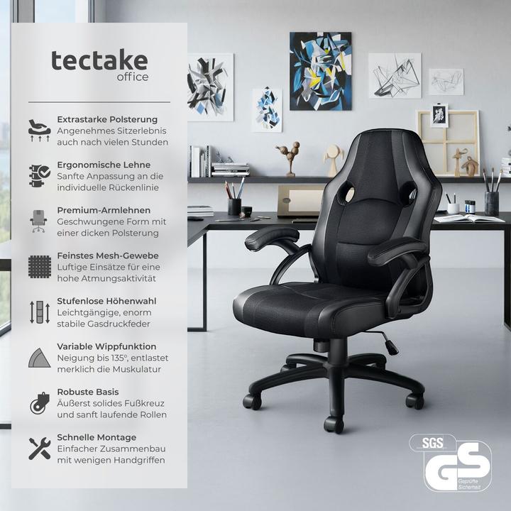 Image du produit tectake Fauteuil de bureau Benny
