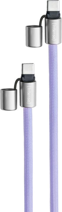Actual product image Intenso Handykette als Lade- + Datenkabel USB-C bis 1,65m lila (1.65 m, USB 2.0, 60 W)