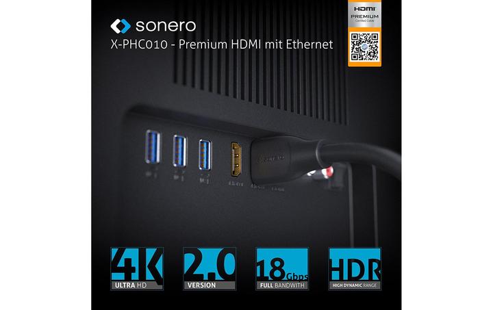 Produktbild Sonero HDMI (Typ A) — HDMI (Typ A) (0.50 m, HDMI)