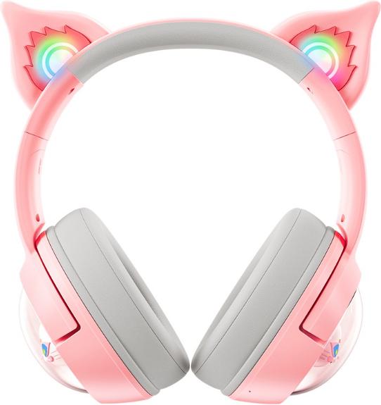 Actual product image Onikuma B5 Gaming headset (Pink) (Cable, Wireless)