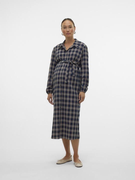 Produktbild Mamalicious MLOLIVE Umstandskleid Hemdblusenkleid (L)