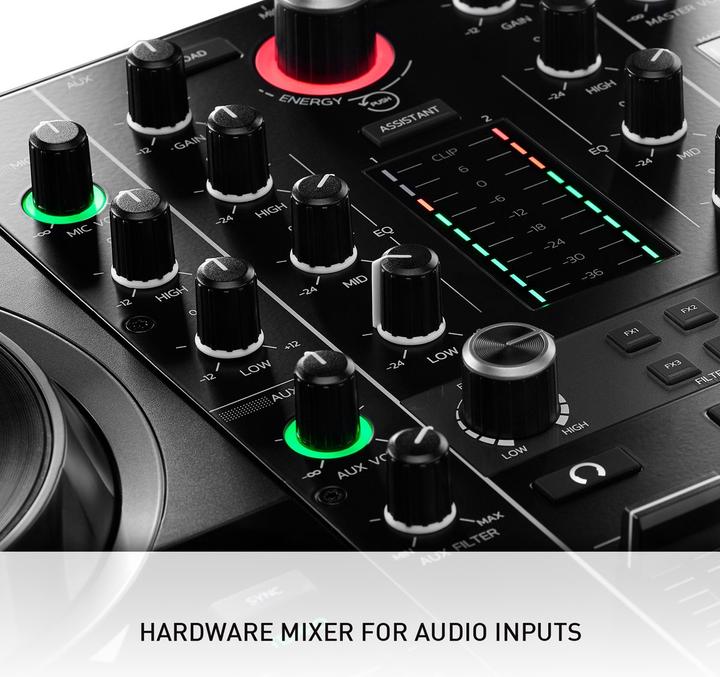 Actual product image Hercules DJ Control Inpulse 500 – 2-Kanal USB-DJ-Controller + HDP DJ45 Kopfhörer
