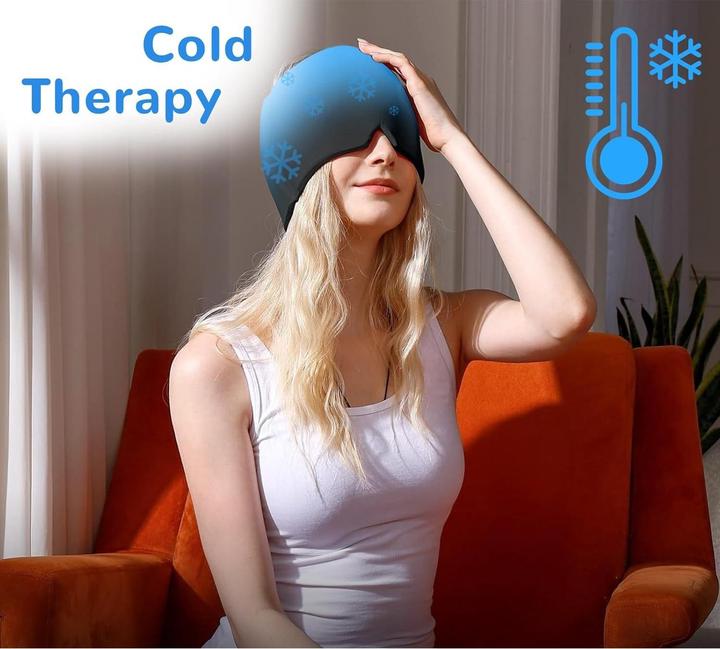 Produktbild Cbx Gel Kühlmütze, Migräne Mütze, Eiskappe (2 x)