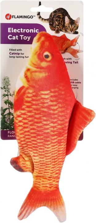 Produktbild Flamingo Cat toy, Flounder electric fish, orange - (540058517707)