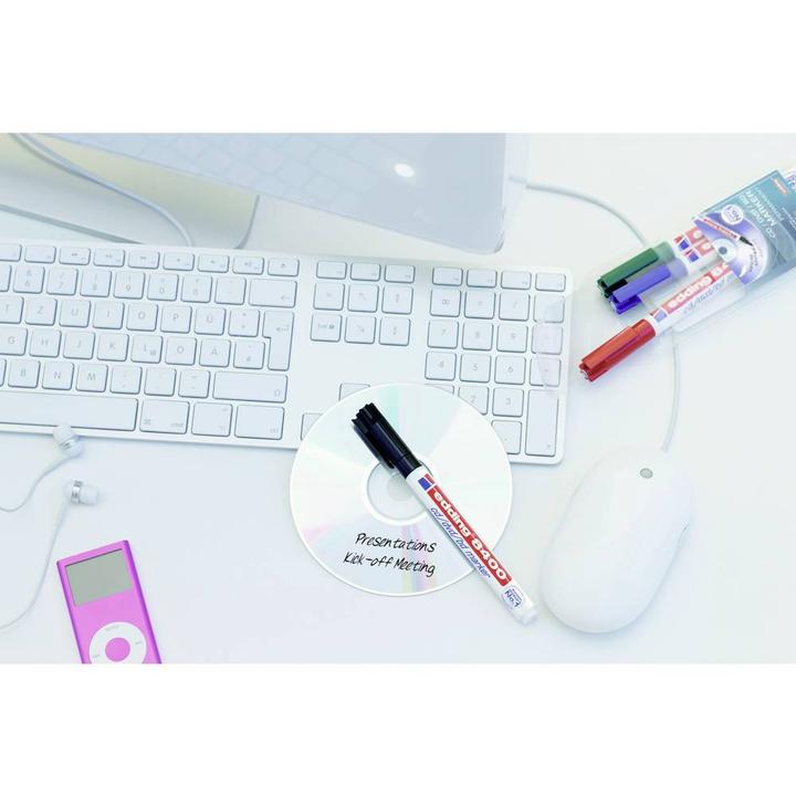 Produktbild Edding 8400 CD-Marker farbsortiert 0,5 - 1,0 mm, 4 St. (Mehrfarbig, 1 mm, 4 x)