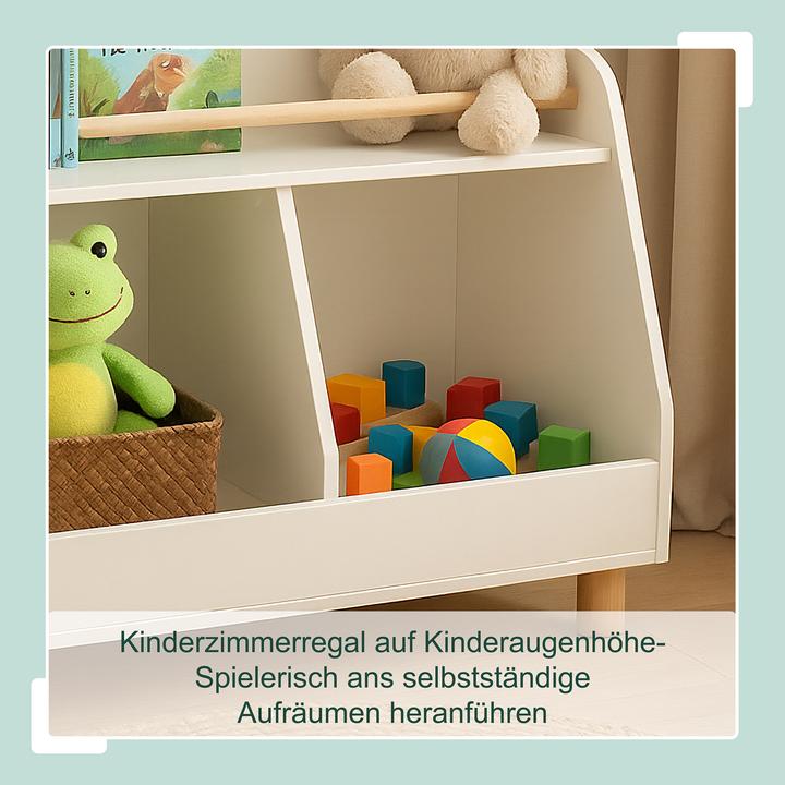 Actual product image Relaxdays Kinderregal niedrig für Spielzeug