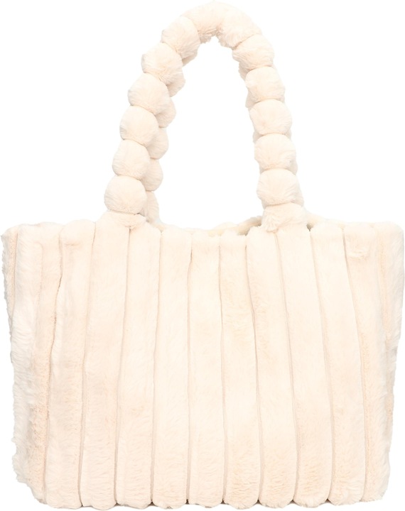Only-Bags.Store Plüsch Tote Bag, leichte grosse Kapazität Schulter Tote Bag, solide Farbe vielseitig Pendler Tasche