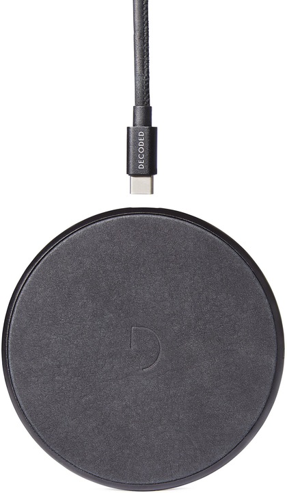 Actual product image Decoded Leather Wireless Charger (10 W)