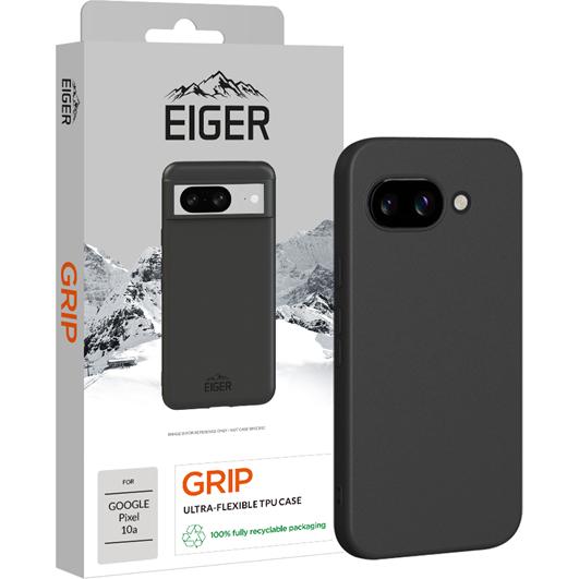 Eiger flexibles TPU-Case Grip Case GRS black (Google Pixel 10a), Cover smartphone, Nero