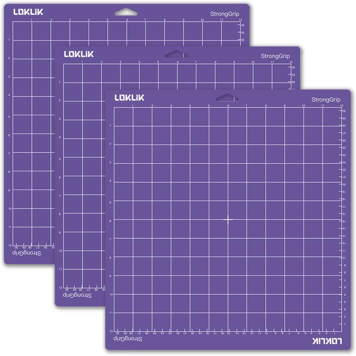 Produktbild Loklik Cutting Mat Strong Grip - 3er Pack *lila* (33 x 35.50 cm)