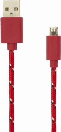 Actual product image Sbox USB->Micro USB 1M USB-1031R red (1 m, USB 1.0, USB 2.0, USB 1.1)