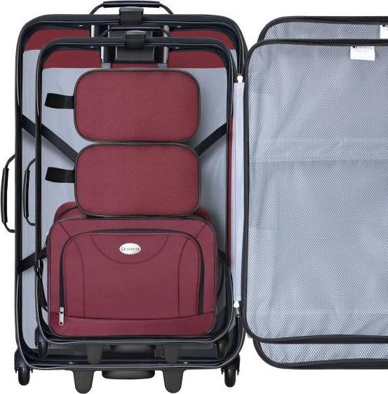 Actual product image Juskys Trolley suitcase set Athens (60 l)