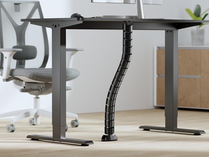 Actual product image equip Double cable guide 73cm for under-sink mounting black (Duct)