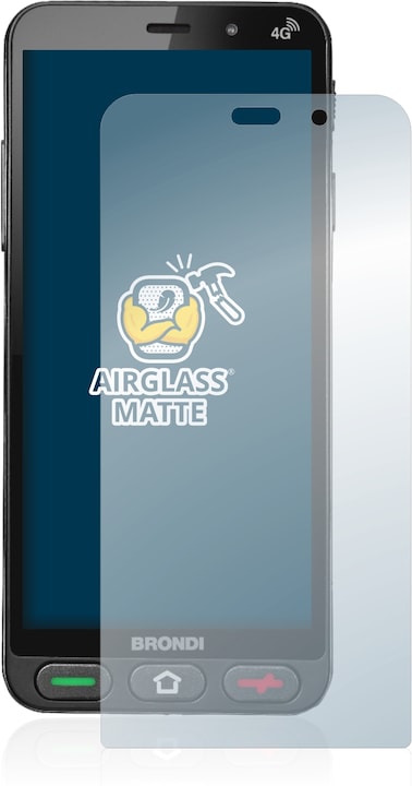 Produktbild BROTECT AirGlass Panzerglasfolie Matt (1 Stück, Brondi Amico S Nero)