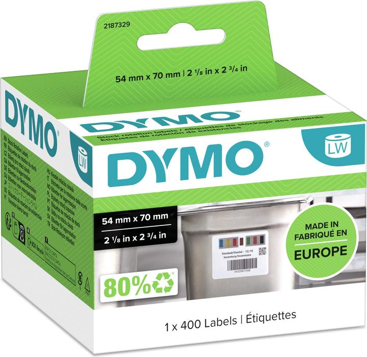Actual product image Dymo Labels for LabelWriter 54 x 70 mm, 400 labels