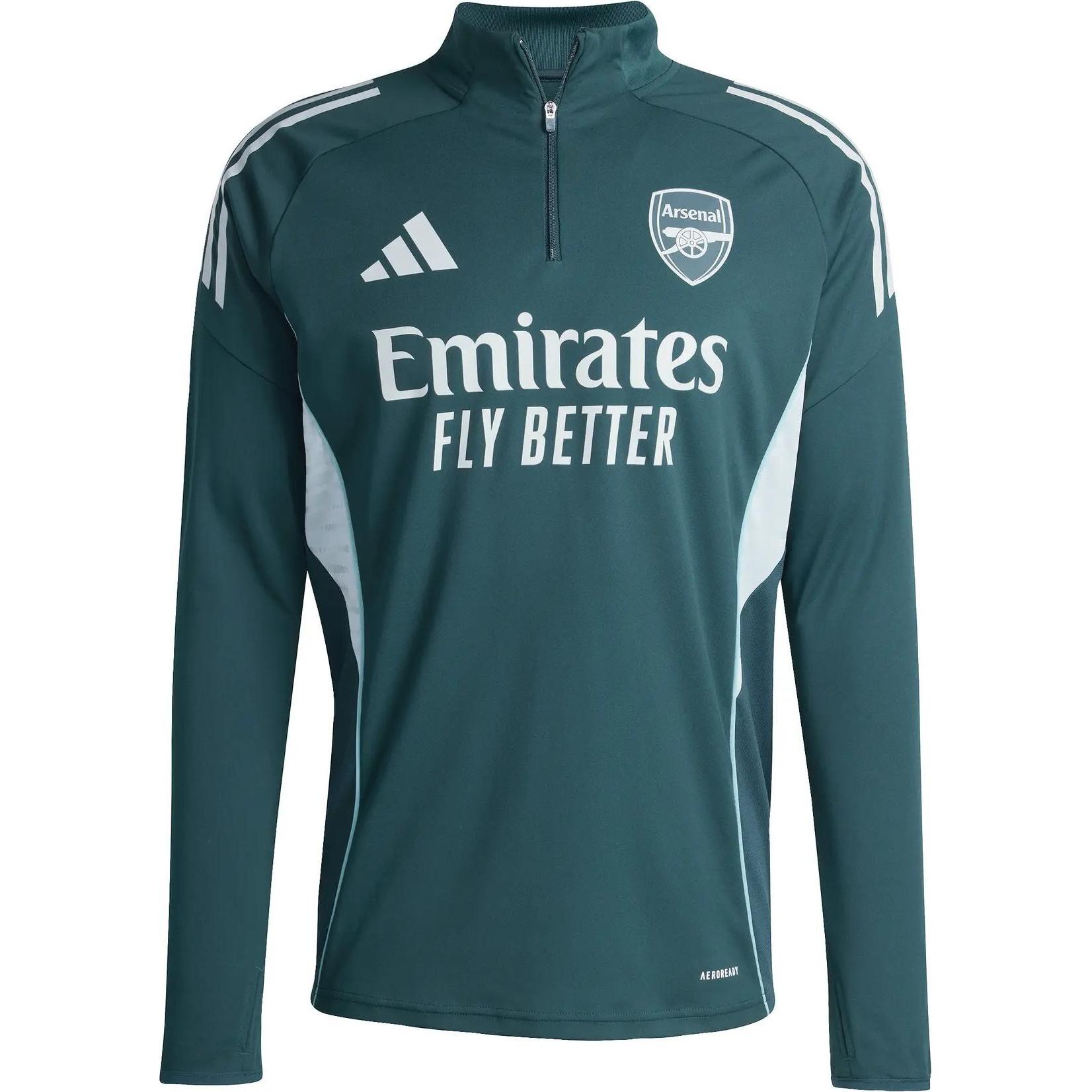 Adidas, Maglietta calcio, Arsenal London Trainingstop (XL), Verde, XL