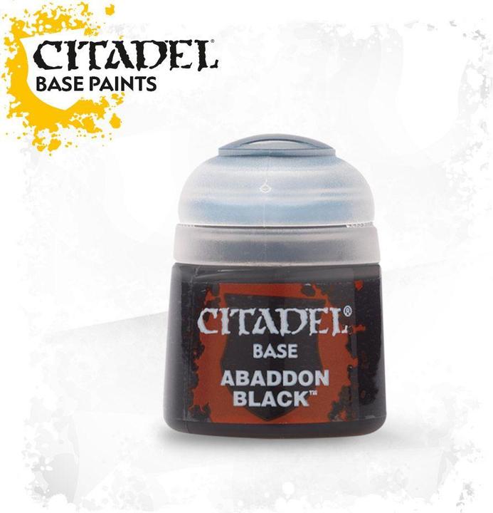 Games Workshop Citadel Pot de Peinture - Base Abaddon Black (Kunststoff)