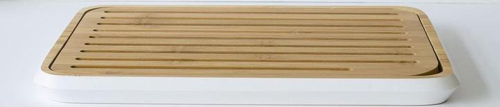 Actual product image Pebbly Bread cutting board, white, 25x35 cm