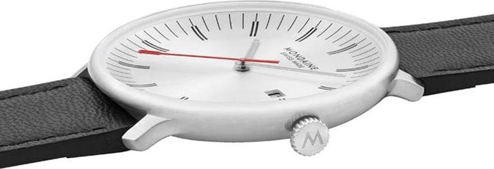 Produktbild Mondaine MLE.41210.LBV Herrenuhr Doppio 41mm (Analoguhr, Swiss Made, 41 mm)