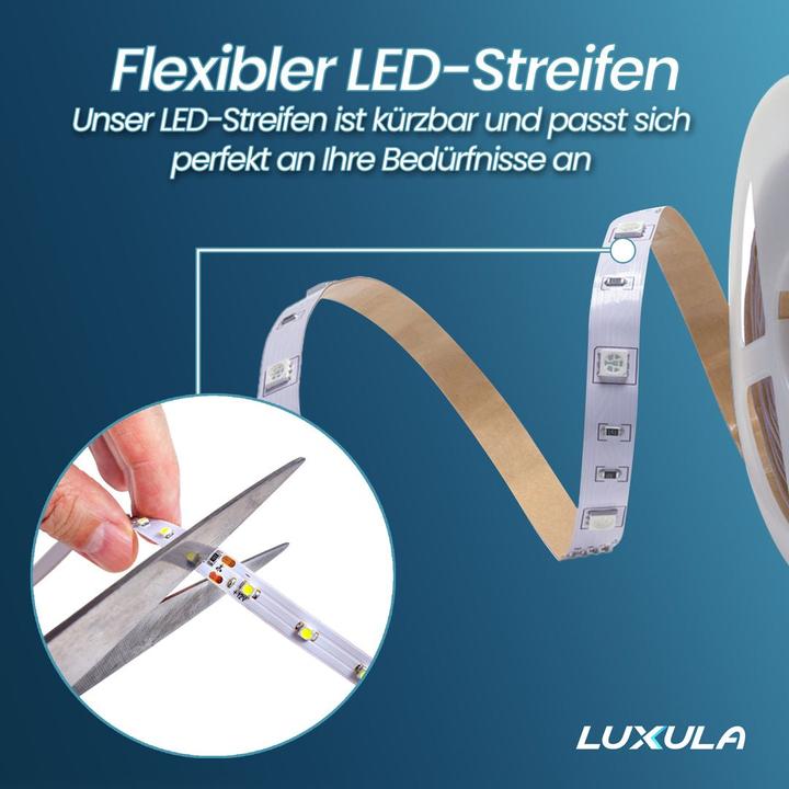 Actual product image Luxula LED strips (White, 500 cm, Indoor)