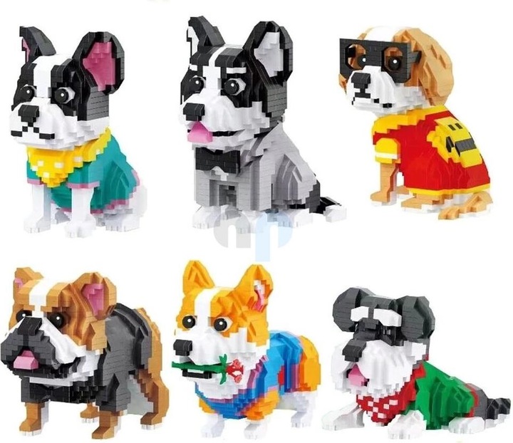 Actual product image Balody 18391 - French Bulldog (917 pieces)